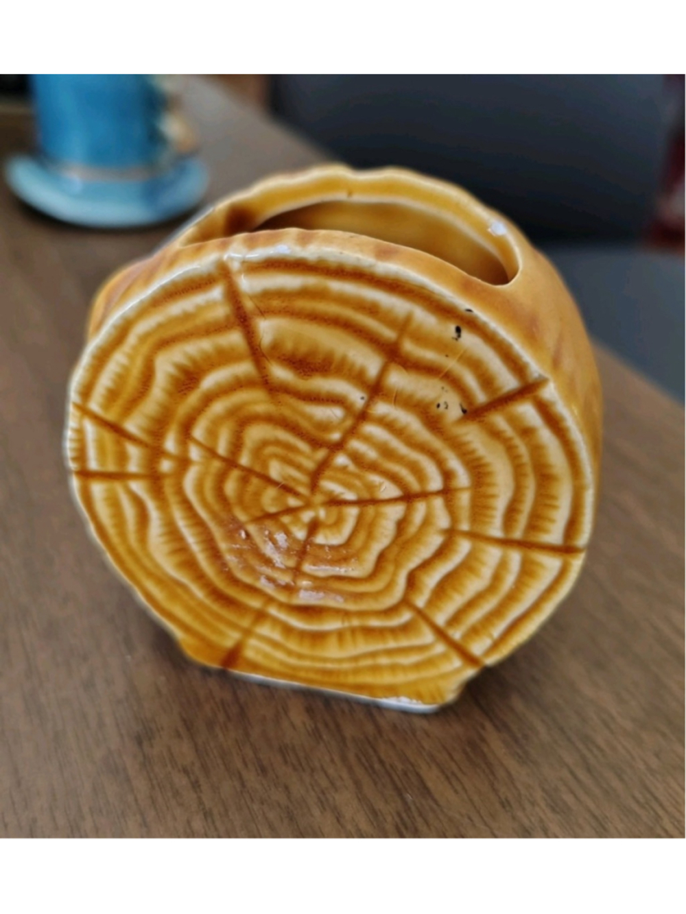 Vintage 1970's Wyoming Owl Bird Ceramic Toothpick Holder - Picture 3 of 9
